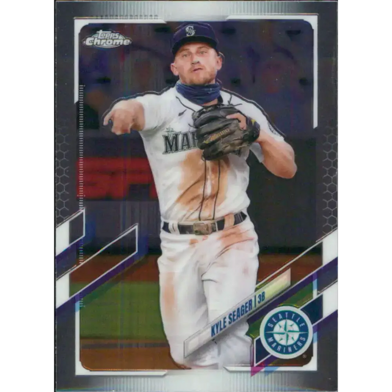 2021 Topps Chrome #113 Kyle Seager NM-MT Seattle Mariners Baseball Card - Baseball Card Single