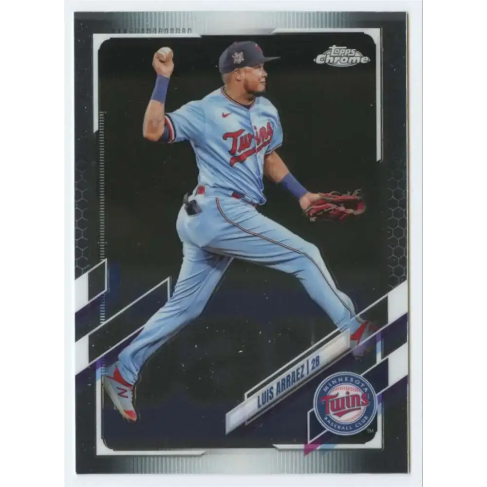 2021 Topps Chrome #124 Luis Arraez NM-MT Minnesota Twins Baseball Card - Baseball Card Single
