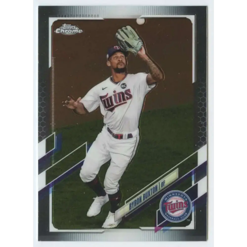 2021 Topps Chrome #139 Byron Buxton NM-MT Minnesota Twins Baseball Card - Baseball Card Single