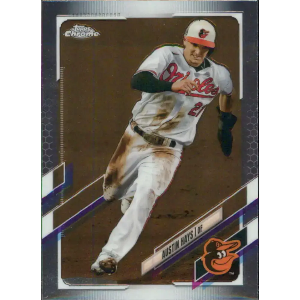 2021 Topps Chrome #143 Austin Hays NM-MT Baltimore Orioles Baseball Card - Baseball Card Single