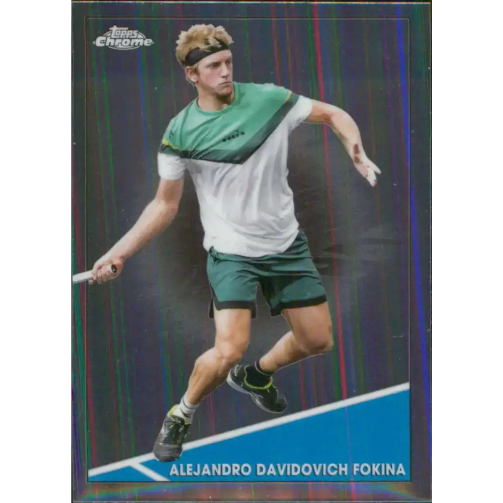 2021 Topps Chrome #15 Alejandro Davidovich Fokina NM-MT Tennis Card - Other