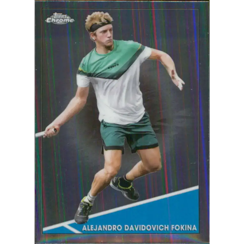 2021 Topps Chrome #15 Alejandro Davidovich Fokina NM-MT Tennis Card - Other