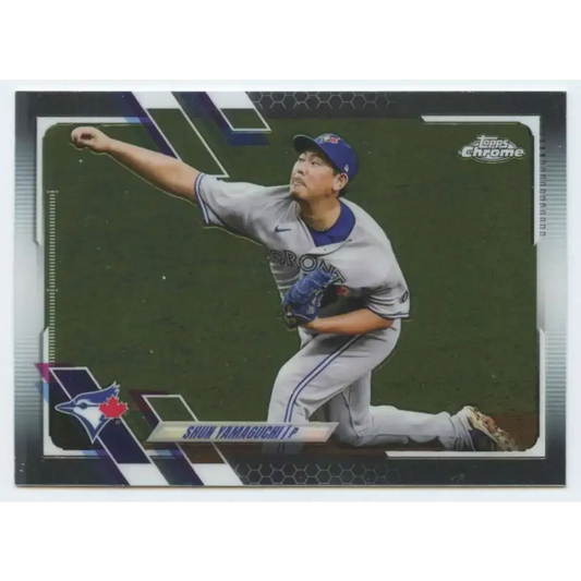 2021 Topps Chrome #15 Shun Yamaguchi NM-MT Toronto Blue Jays Baseball Card - Baseball Card Single