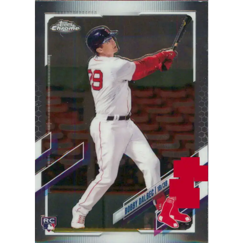 2021 Topps Chrome #151 Bobby Dalbec NM-MT RC Rookie Boston Red Sox Baseball Card - Baseball Card Single
