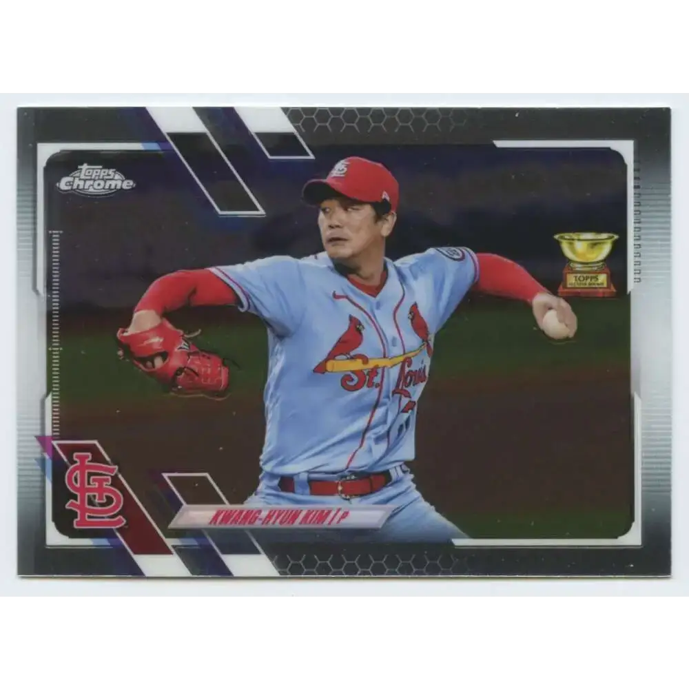 2021 Topps Chrome #153 Kwang-Hyun Kim NM-MT St. Louis Cardinals Baseball Card - Baseball Card Single