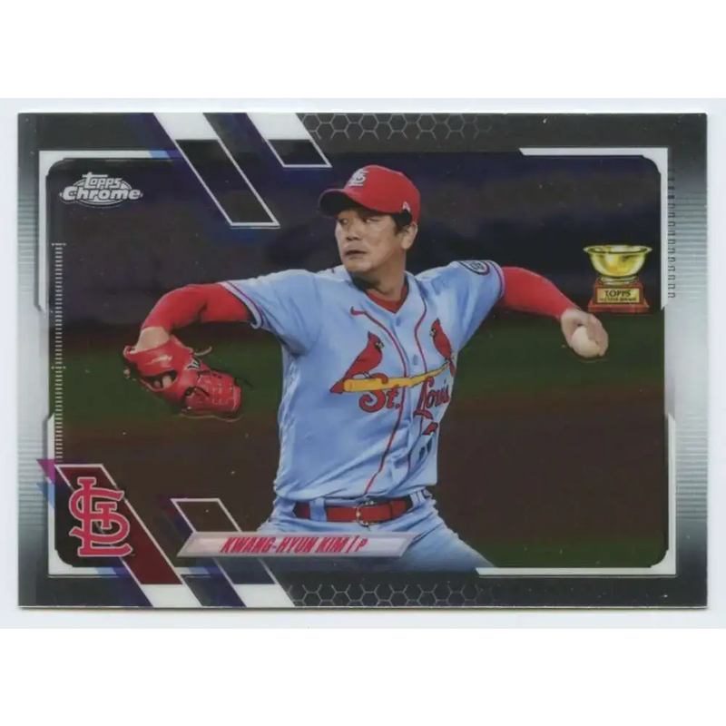 2021 Topps Chrome #153 Kwang-Hyun Kim NM-MT St. Louis Cardinals Baseball Card - Baseball Card Single