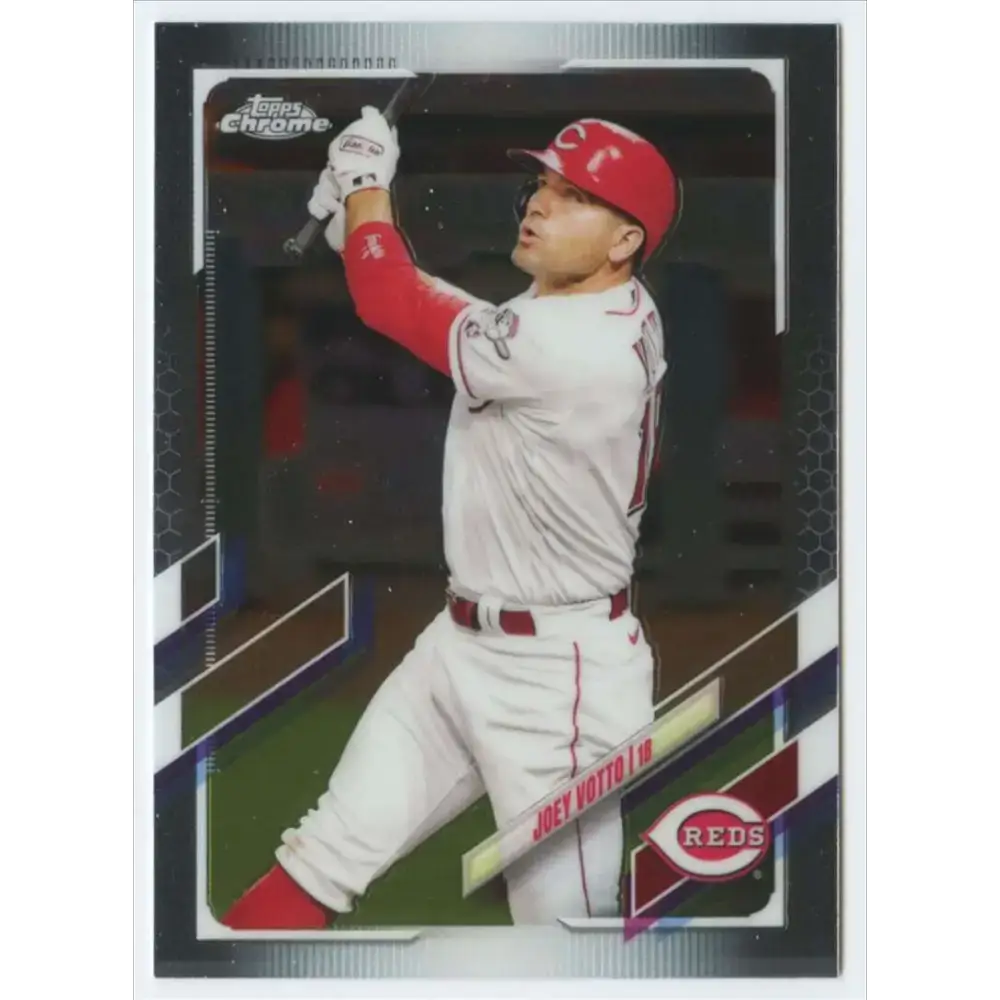 2021 Topps Chrome #156 Joey Votto NM-MT Cincinnati Reds Baseball Card - Baseball Card Single