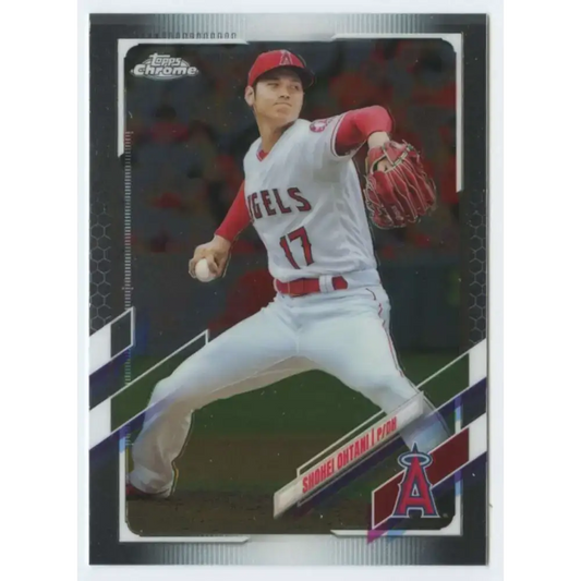 2021 Topps Chrome #159 Shohei Ohtani NM-MT Los Angeles Angels Baseball Card