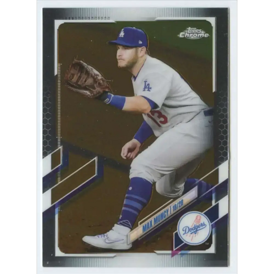 2021 Topps Chrome #173 Max Muncy NM-MT Los Angeles Dodgers Baseball Card - Baseball Card Single