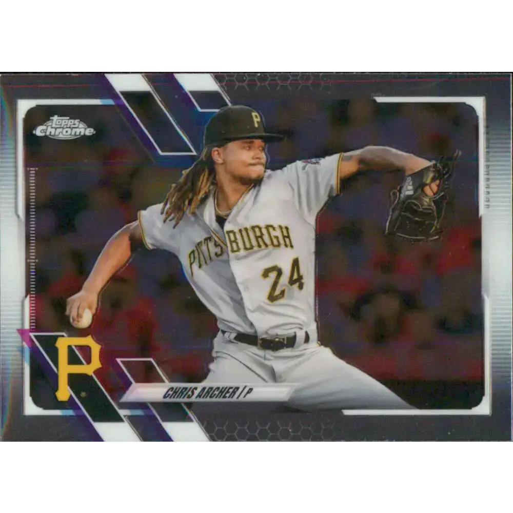 2021 Topps Chrome #188 Chris Archer NM-MT Pittsburgh Pirates Baseball Card - Baseball Card Single