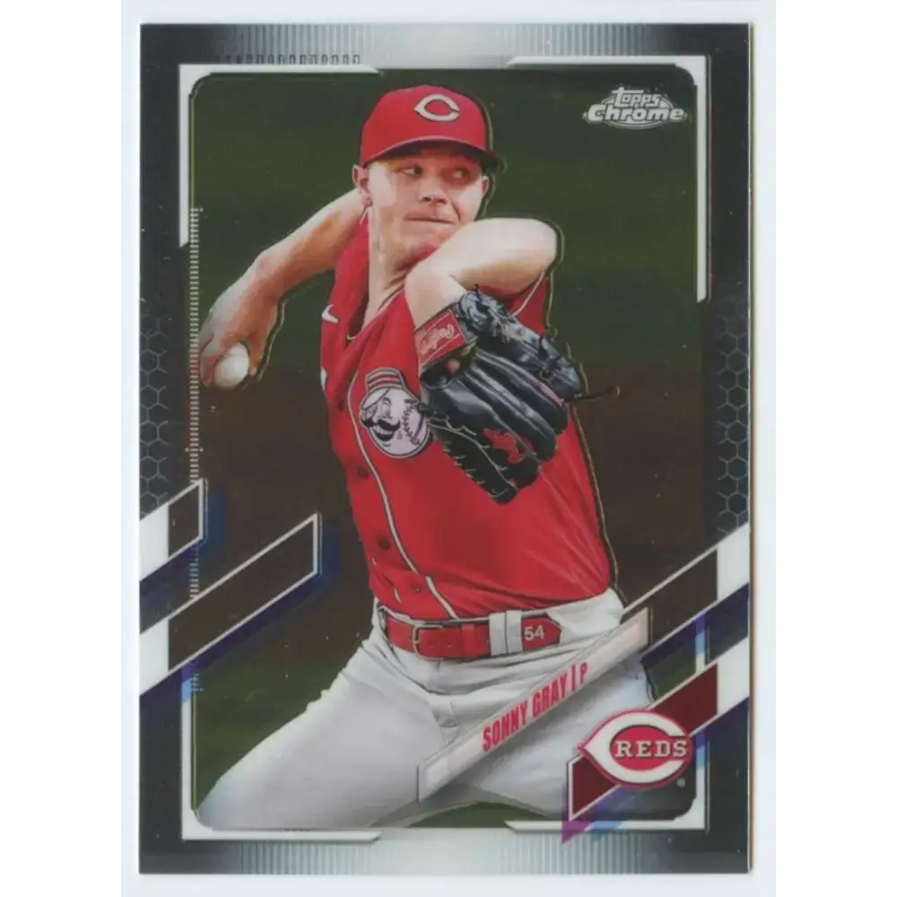 2021 Topps Chrome #19 Sonny Gray NM-MT Cincinnati Reds Baseball Card - Baseball Card Single