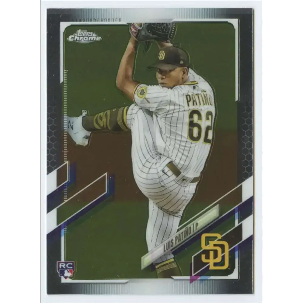 2021 Topps Chrome #196 Luis Patino NM-MT RC Rookie San Diego Padres Baseball Card - Baseball Card Single