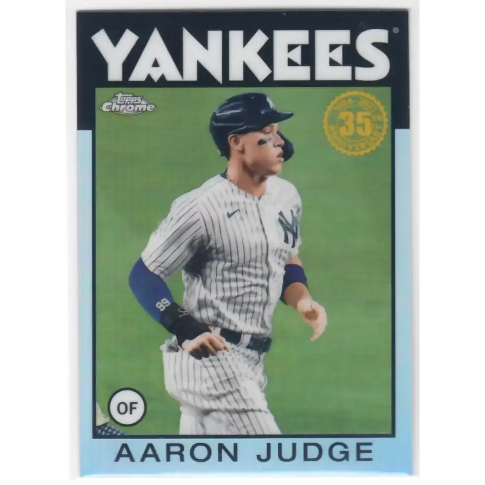 2021 Topps Chrome 1986 Topps Baseball Refractor #86BC-1 Aaron Judge NM-MT New York Yankees Baseball Card