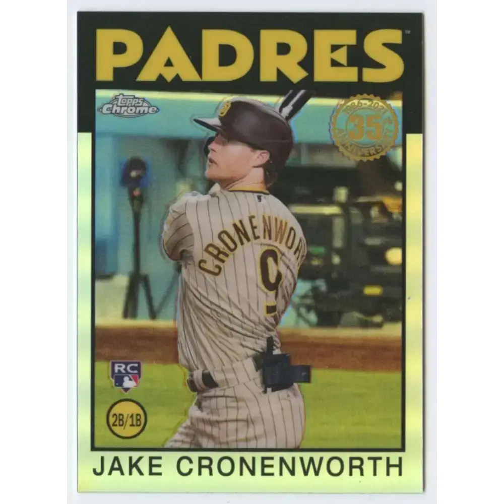 2021 Topps Chrome 1986 Topps Baseball Refractor #86BC-18 Jake Cronenworth NM-MT San Diego Padres Baseball Card