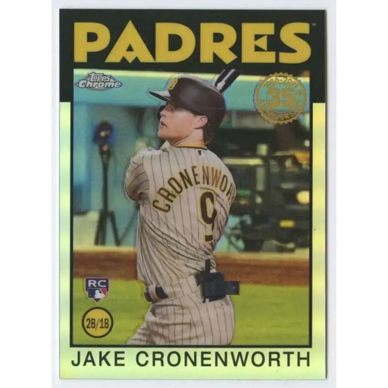 2021 Topps Chrome 1986 Topps Baseball Refractor #86BC-18 Jake Cronenworth NM-MT San Diego Padres Baseball Card