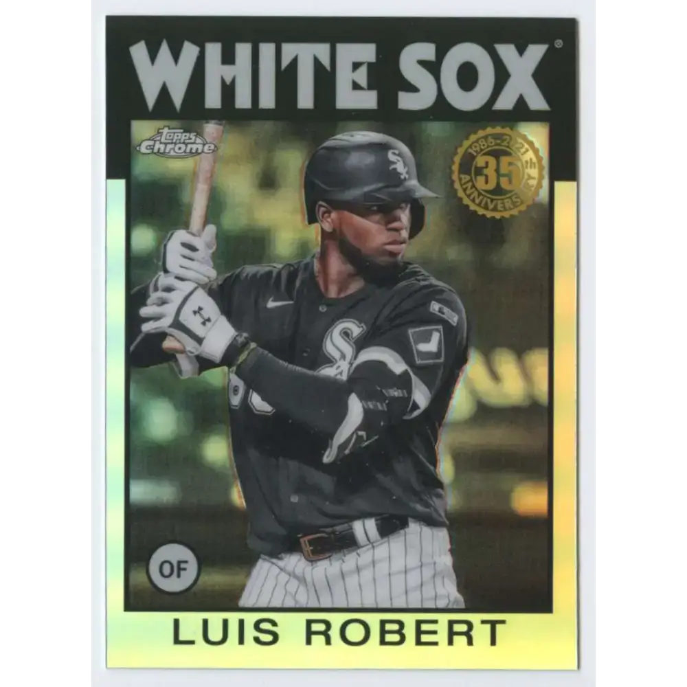 2021 Topps Chrome 1986 Topps Baseball Refractor #86BC-21 Luis Robert NM-MT Chicago White Sox Baseball Card - Baseball