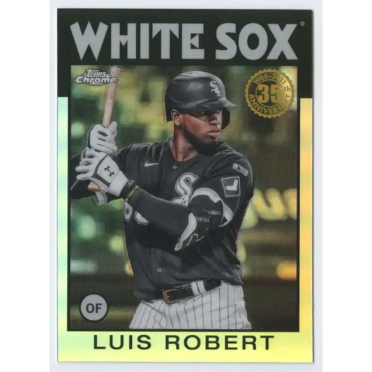 2021 Topps Chrome 1986 Topps Baseball Refractor #86BC-21 Luis Robert NM-MT Chicago White Sox Baseball Card - Baseball