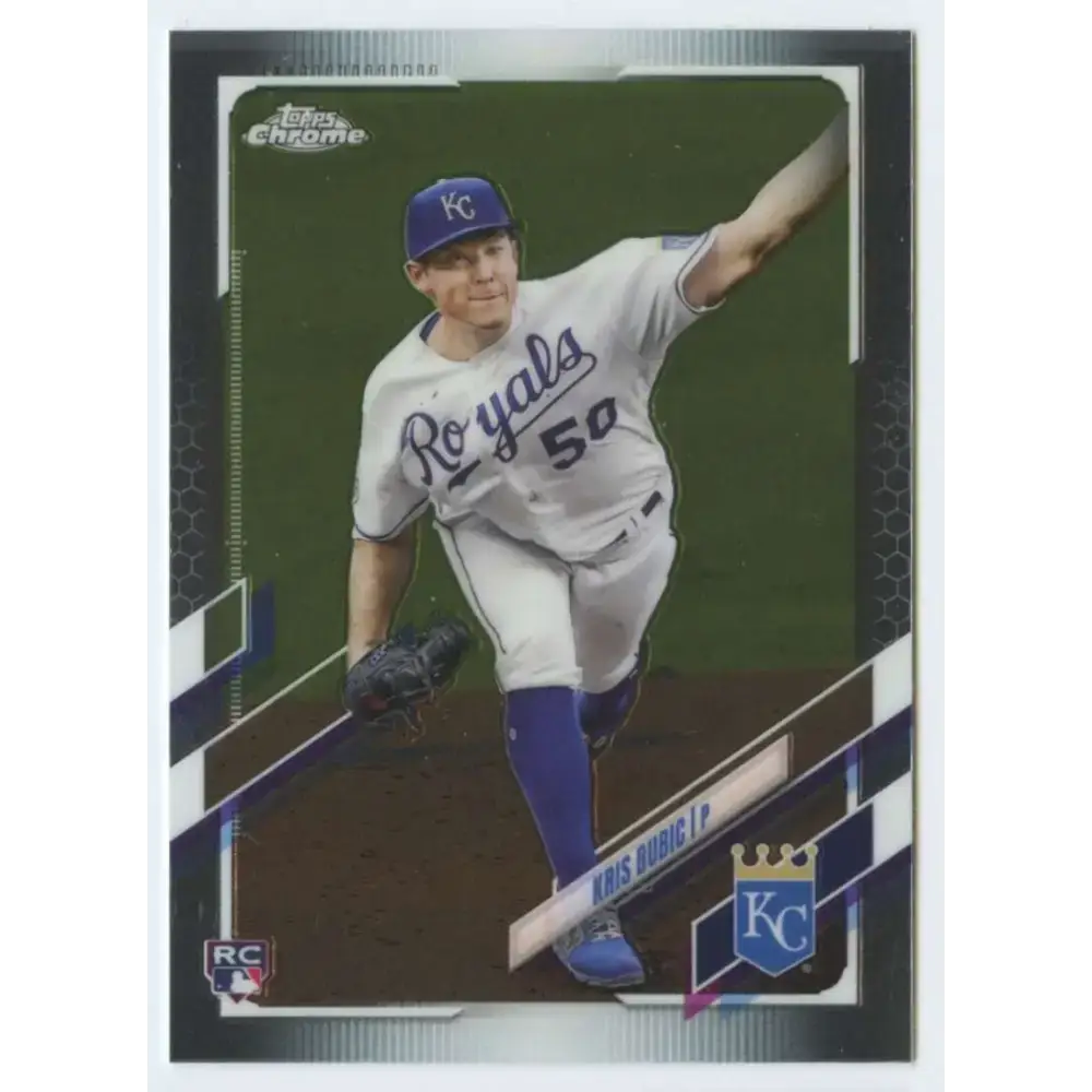 2021 Topps Chrome #20 Kris Bubic NM-MT RC Rookie Kansas City Royals Baseball Card - Baseball Card Single