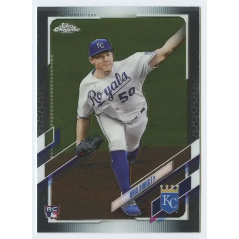 2021 Topps Chrome #20 Kris Bubic NM-MT RC Rookie Kansas City Royals Baseball Card - Baseball Card Single