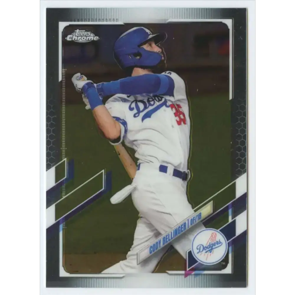 2021 Topps Chrome #200 Cody Bellinger NM-MT Los Angeles Dodgers Baseball Card - Baseball Card Single