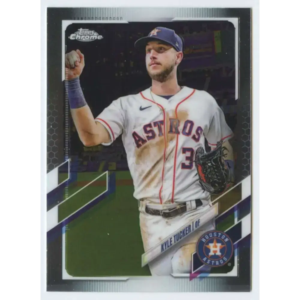 2021 Topps Chrome #208 Kyle Tucker NM-MT Houston Astros Baseball Card - Baseball Card Single