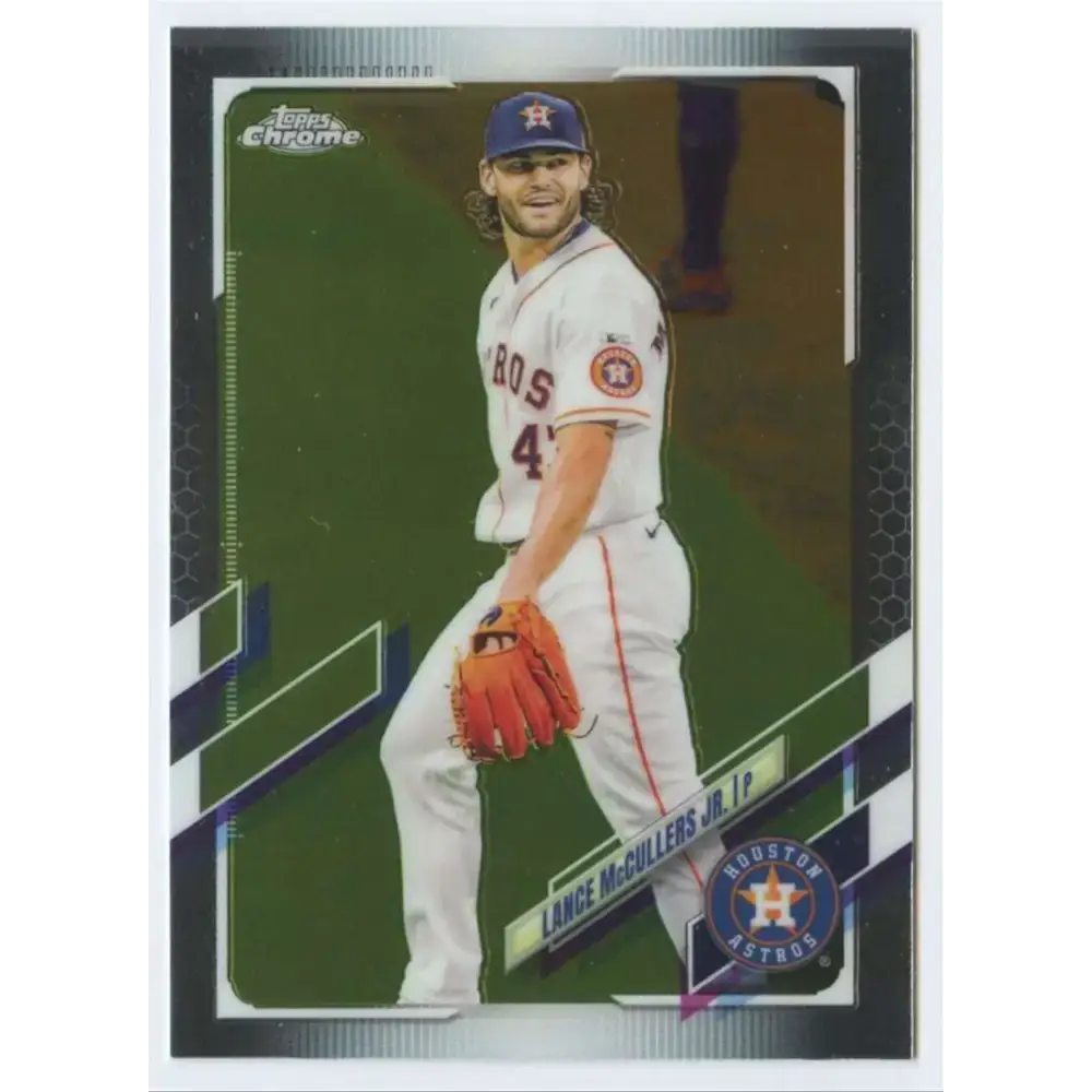 2021 Topps Chrome #209 Lance McCullers Jr. NM-MT Houston Astros Baseball Card - Baseball Card Single