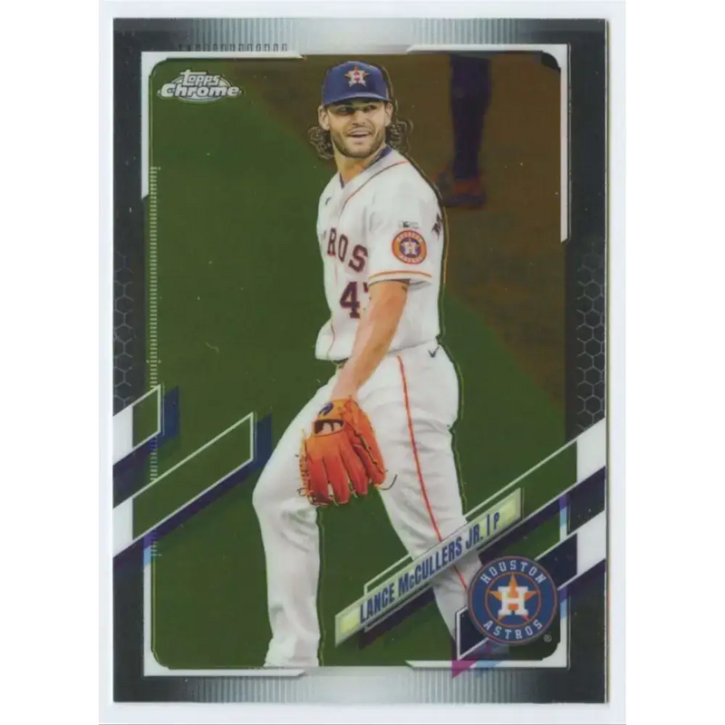 2021 Topps Chrome #209 Lance McCullers Jr. NM-MT Houston Astros Baseball Card - Baseball Card Single