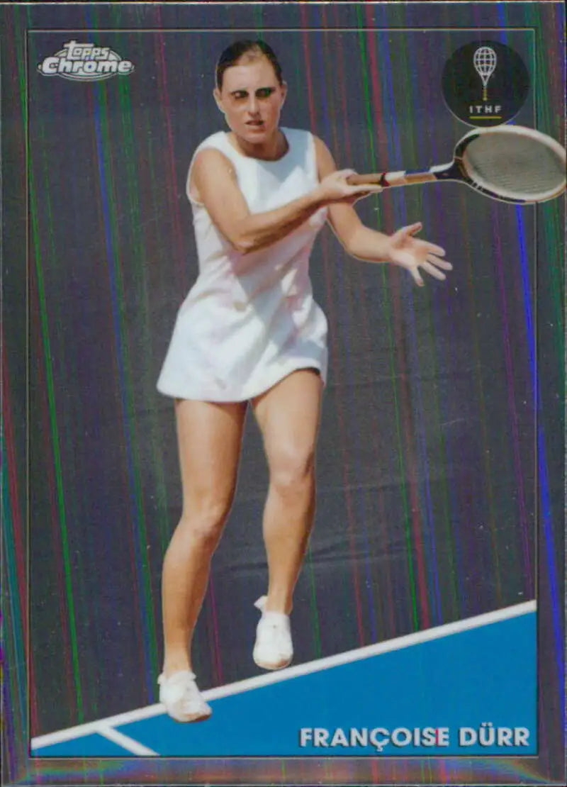 2021 Topps Chrome #21 Francoise Durr EX Excellent Tennis Card - Tennis Card Single