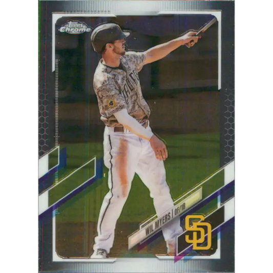 2021 Topps Chrome #217 Wil Myers NM-MT San Diego Padres Baseball Card - Baseball Card Single