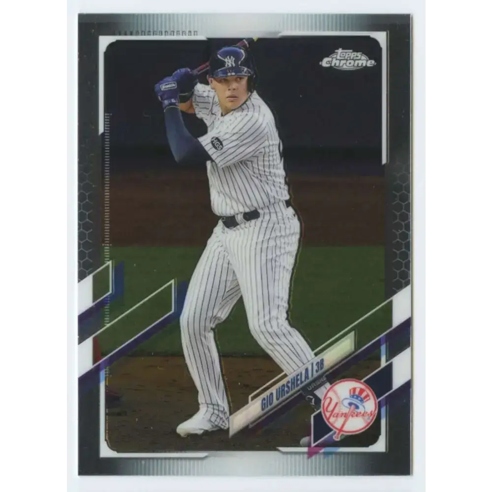 2021 Topps Chrome #220 Gio Urshela NM-MT New York Yankees Baseball Card - Baseball Card Single