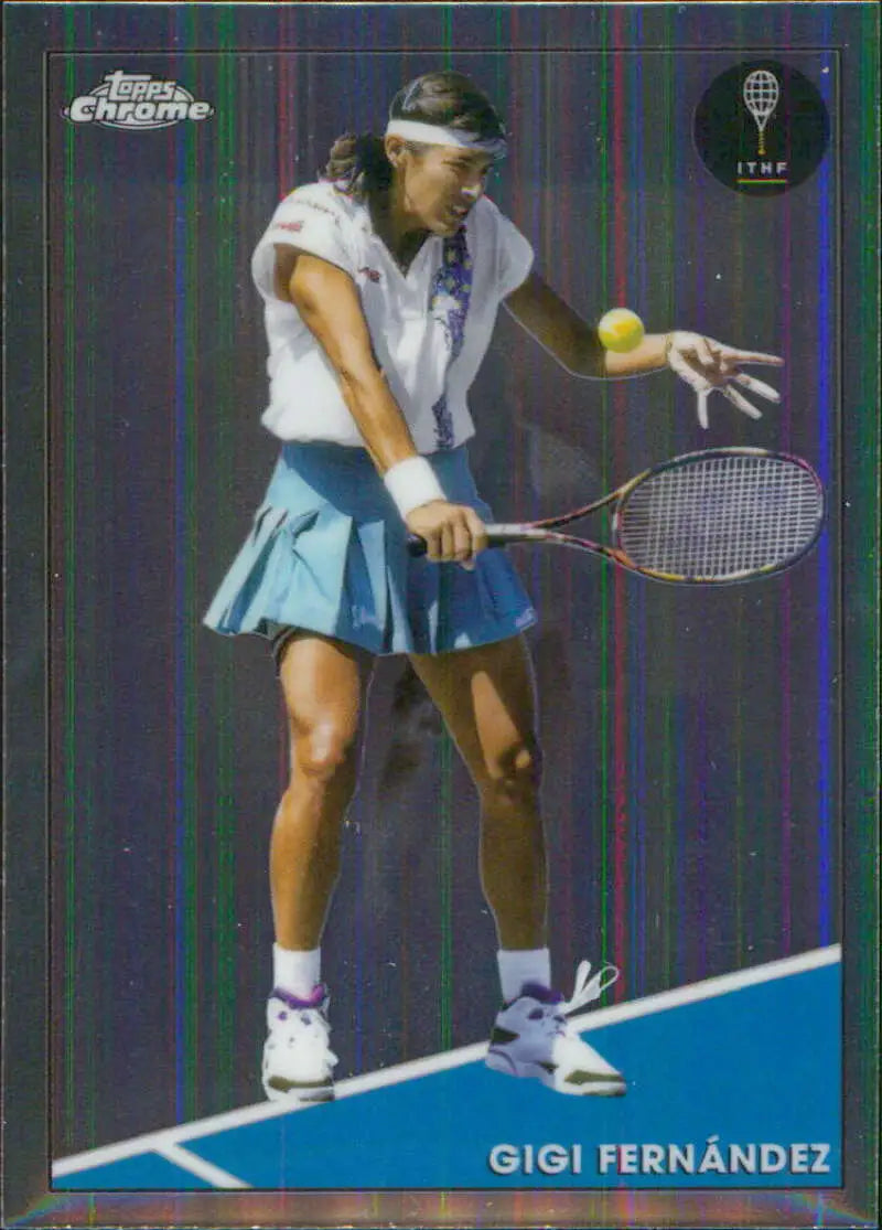 2021 Topps Chrome #24 Gigi Fernandez EX Excellent Tennis Card - Other