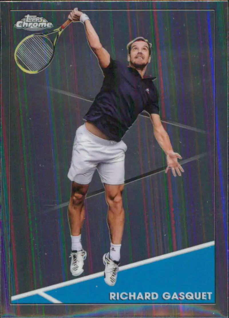 2021 Topps Chrome #25 Richard Gasquet EX Excellent Tennis Card - Tennis Card Single