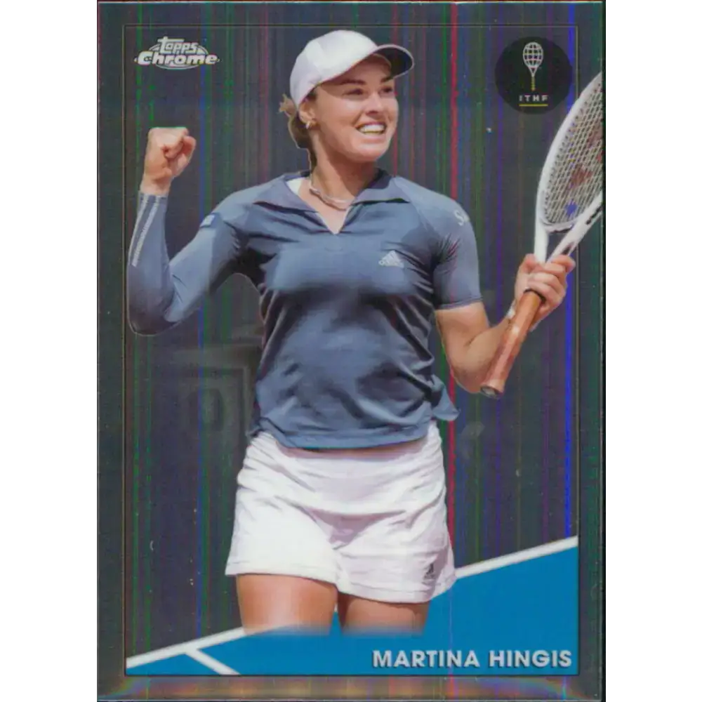 2021 Topps Chrome #29 Martina Hingis NM-MT Tennis Card - Sports Memorabilia