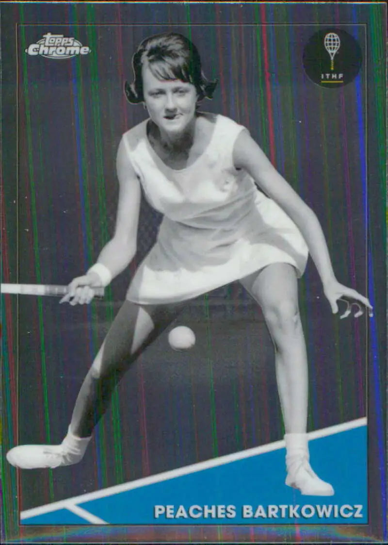 2021 Topps Chrome #3 Peaches Bartkowicz EX Excellent Tennis Card - Other
