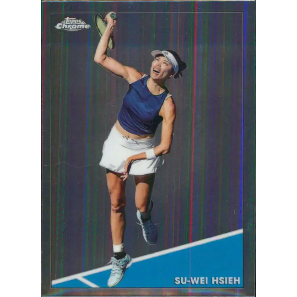 2021 Topps Chrome #30 Su-Wei Hsieh NM-MT Tennis Card - Tennis Card Single