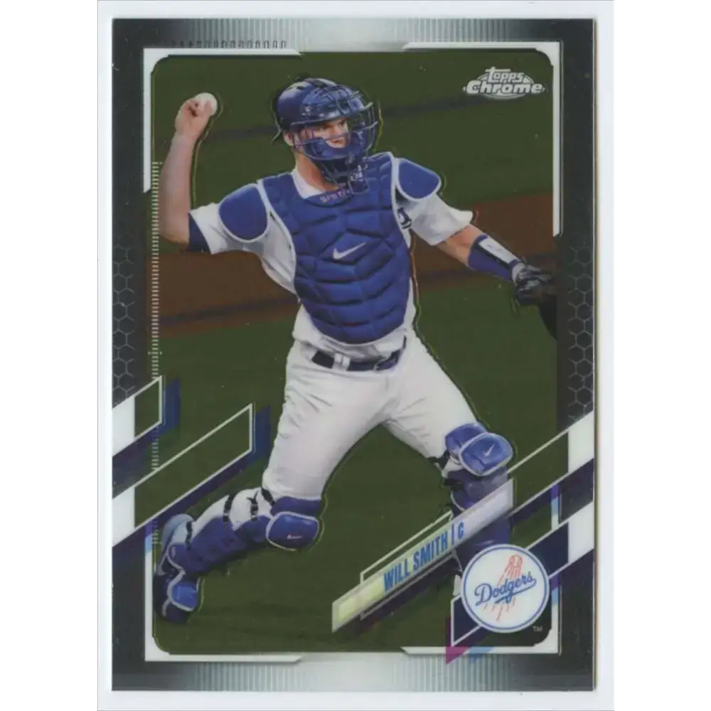 2021 Topps Chrome #30 Will Smith NM-MT Los Angeles Dodgers Baseball Card - Baseball Card Single