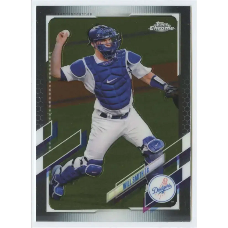 2021 Topps Chrome #30 Will Smith NM-MT Los Angeles Dodgers Baseball Card - Baseball Card Single
