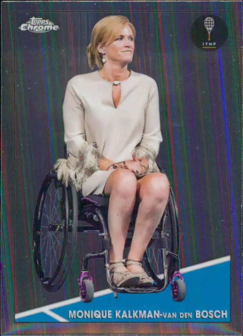 2021 Topps Chrome #33 Monique Kalkman-Van den Bosch EX Excellent Tennis Card - Tennis Card Single