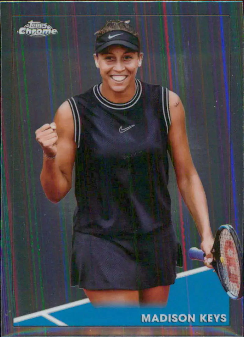 2021 Topps Chrome #34 Madison Keys EX Excellent Tennis Card - Other