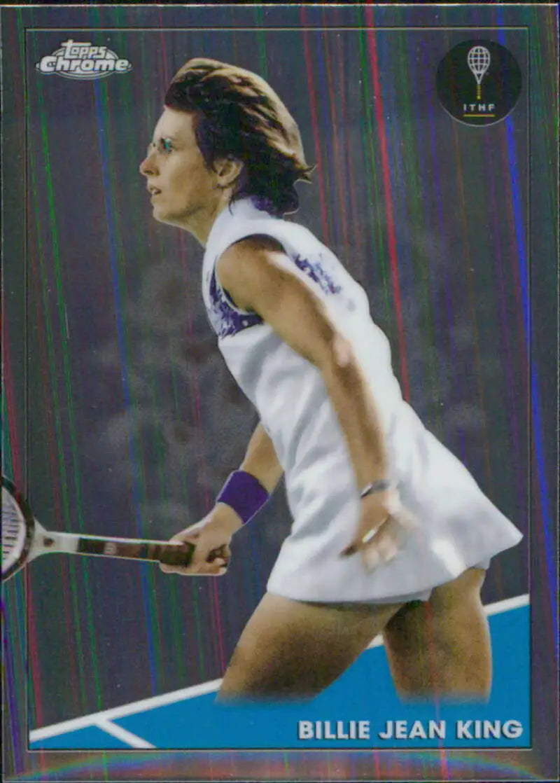 2021 Topps Chrome #35 Billie Jean King EX Excellent Tennis Card - Other