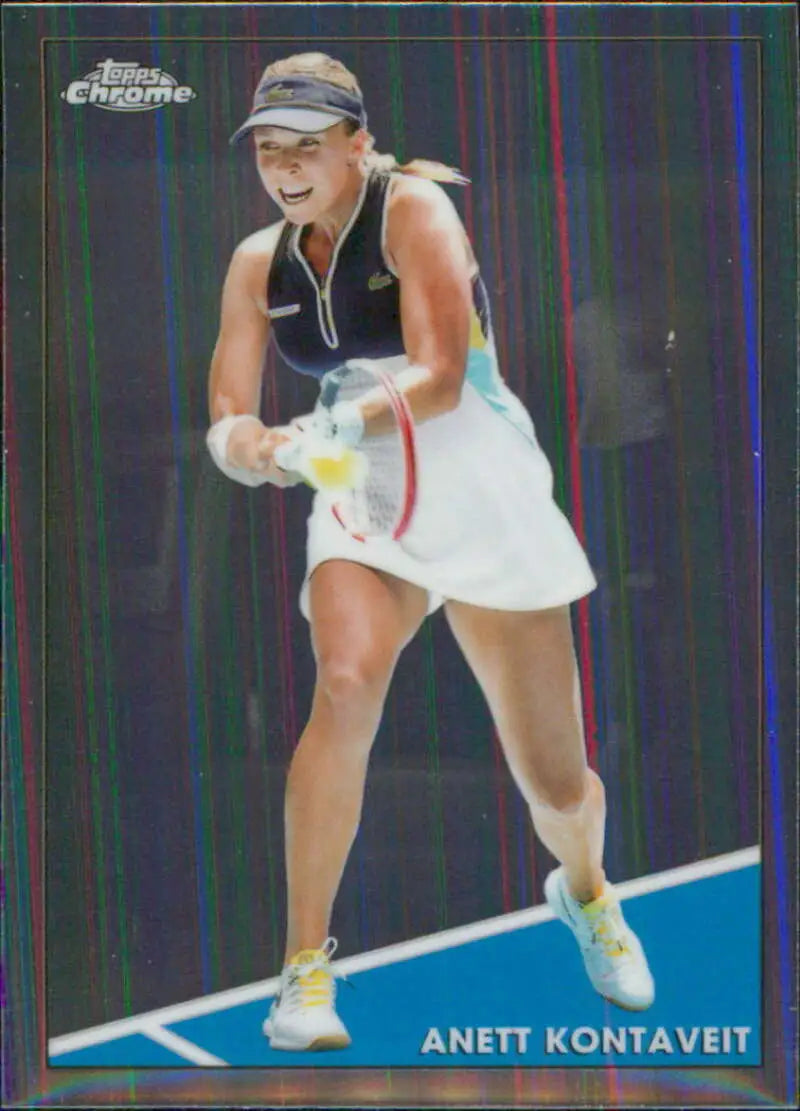 2021 Topps Chrome #37 Anett Kontaveit EX Excellent Tennis Card - Other
