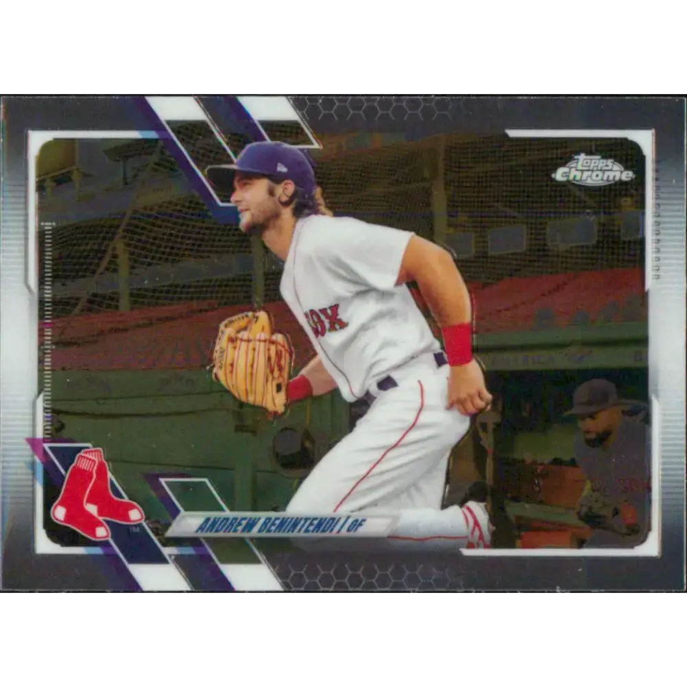 2021 Topps Chrome #39 Andrew Benintendi NM-MT Boston Red Sox Baseball Card - Baseball Card Single