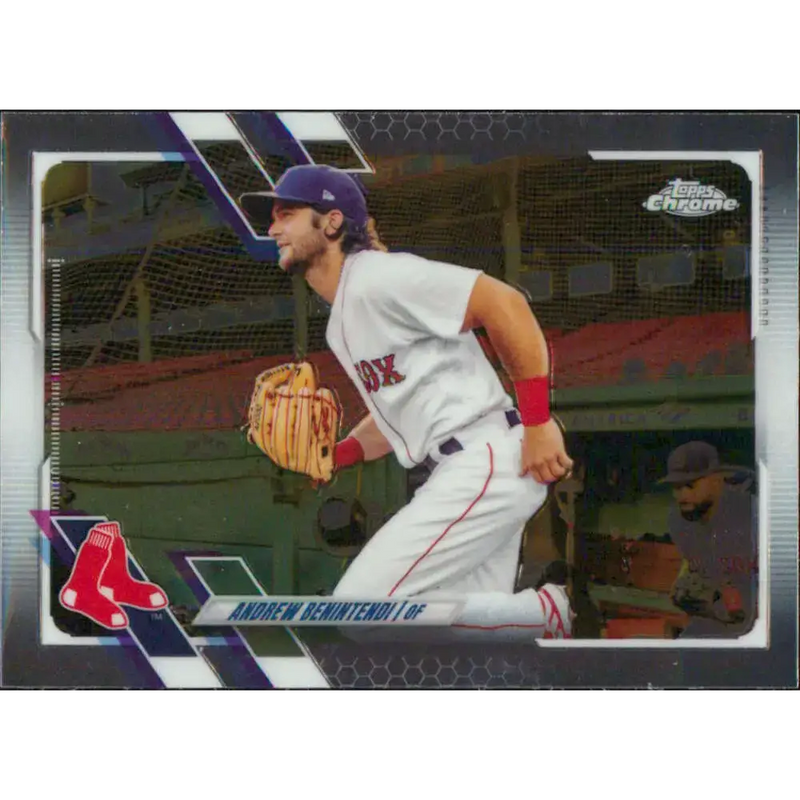 2021 Topps Chrome #39 Andrew Benintendi NM-MT Boston Red Sox Baseball Card - Baseball Card Single