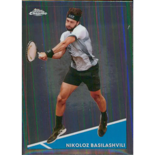 2021 Topps Chrome #4 Nikoloz Basilashvili NM-MT Tennis Card - Tennis Card Single
