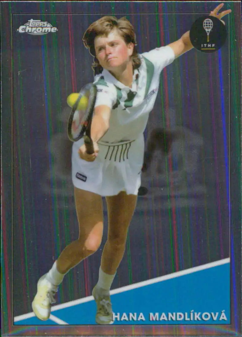 2021 Topps Chrome #41 Hana Mandlikova EX Excellent Tennis Card - Other