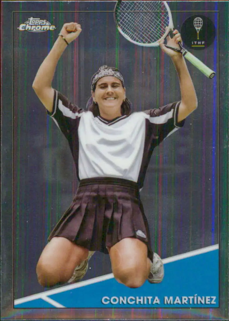 2021 Topps Chrome #42 Conchita Martinez EX Excellent Tennis Card - Other