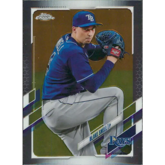 2021 Topps Chrome #43 Blake Snell NM-MT Tampa Bay Rays Baseball Card - Baseball Card Single
