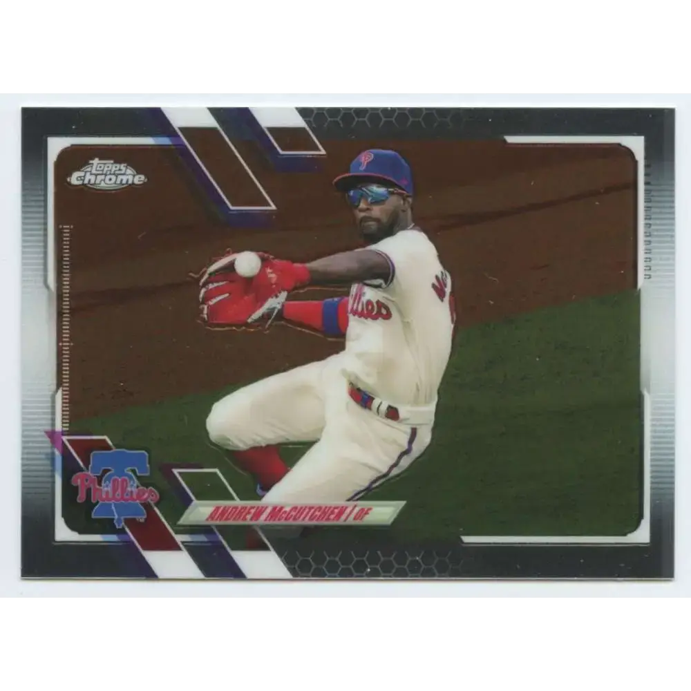 2021 Topps Chrome #44 Andrew McCutchen NM-MT Philadelphia Phillies Baseball Card - Baseball Card Single