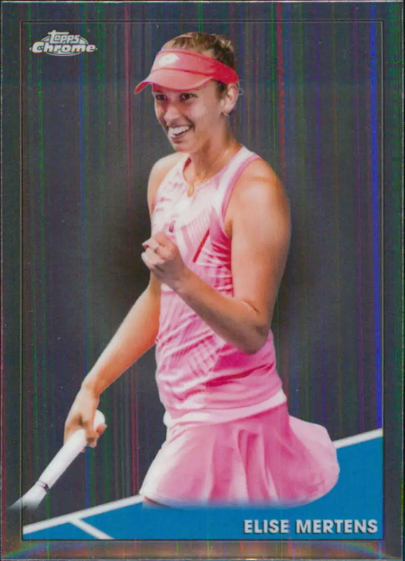2021 Topps Chrome #47 Elise Mertens EX Excellent Tennis Card - Other