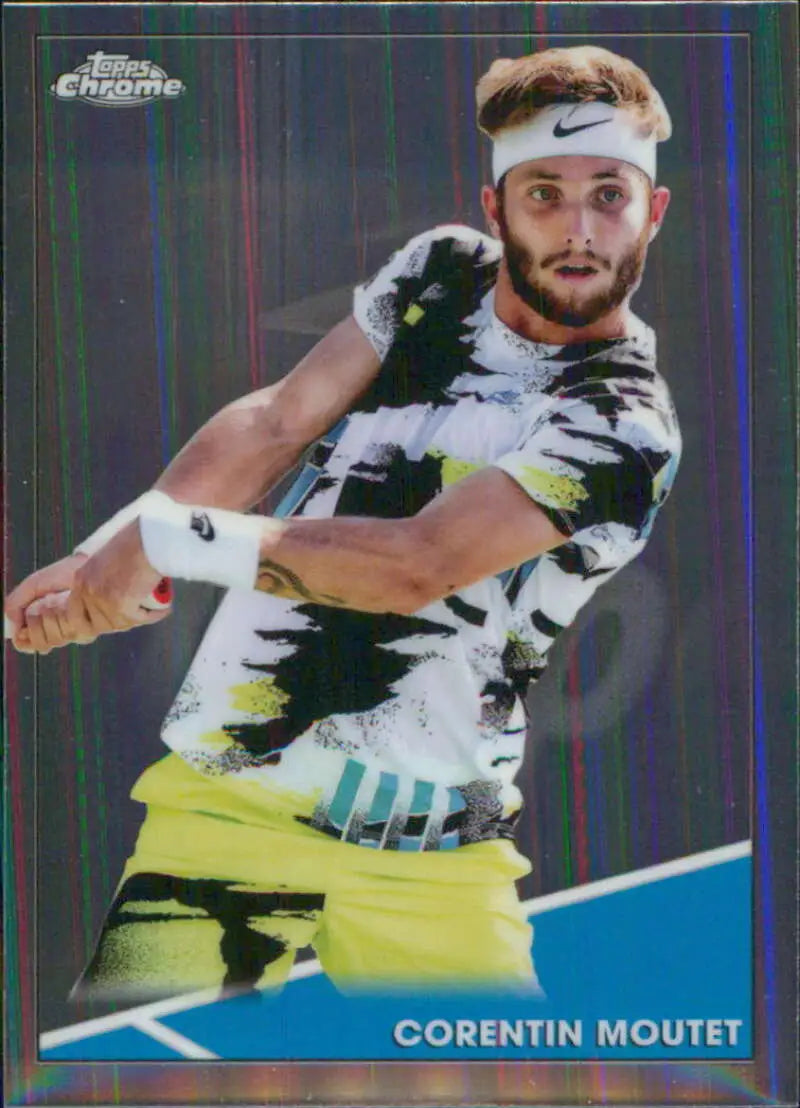 2021 Topps Chrome #48 Corentin Moutet EX Excellent Tennis Card - Other